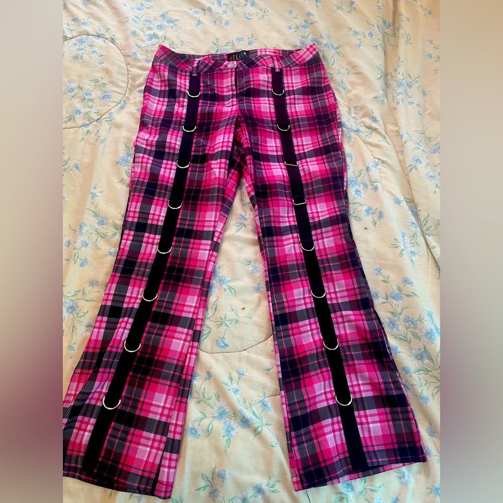 Delia’s plaid pants